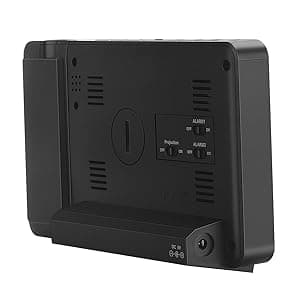 SMARTRO SC91 Projection Alarm Clock for Bedrooms with Weather Station, Wireless Indoor Outdoor Thermometer, Temperature Humidity Monitor Gauge Hygrometer