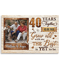 Dem Canvas Personalized Prints, Custom Photo and Name, Wedding Gifts for Couple, Anniversary Valentine Gift, Marriage Prayer Canvas, Engagement Gift (12x08)