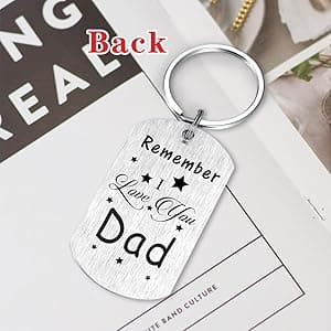 Resdink Dad Gifts from Daughter Son- Remember I Love You Dad Birthday Christmas Fathers Day Keychain