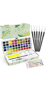 Caliart 176PCS Art Supplies Sketching Kit with 100 Sheets 3-Color Sketch Book, Graphite Colored Charcoal Watercolor & Metallic Pencils, School Supplies Gifts for Artists Adults Teens Girls Boys Kids