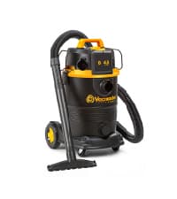 Vacmaster Professional VDK811PW 0201 8 Gallon 4.5 Peak HP Wet/Dry Vac with Self-Cleaning Filter System, 8 Gal, Black
