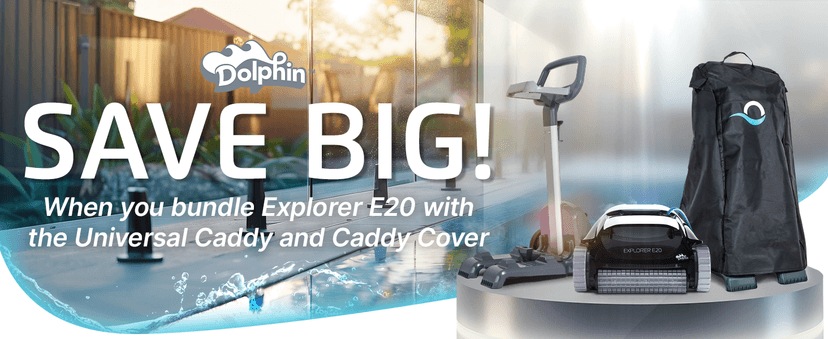 Dolphin (2026 Model) Explorer E20 Automatic Robotic Pool Vacuum Cleaner, Wall Climbing, Active Scrubber Brush