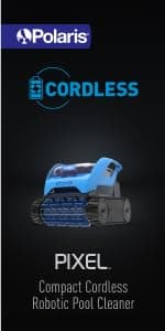 Polaris Freedom Cordless Robotic Pool Cleaner, Cable-Free for All In-Ground Pools up to 50ft, Four Cleaning Modes & Intelligent Cleaning Technology