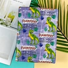 WRAPAHOLIC Reversible Birthday Wrapping Paper - Mini Roll - 17 Inch X 33 Feet - Colorful Balloon with Confetti Design for Birthday, Holiday, Party, Baby Shower B0BJ6V38SZ