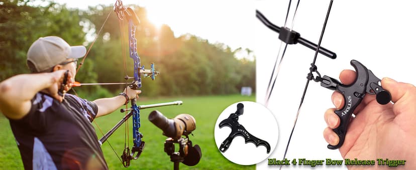 sntxmy Bow Release for Compound Bow, Archery Release Trigger, Compound Bow Release, Thumb Release.