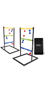 GoSports Slammo Outdoor Game Set - Perfect Holiday Gift For Teens, Kids and Family (Includes 3 Balls, Carrying Case and Rules)