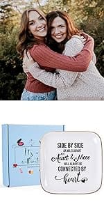 Birthday Gifts for Women Best Friend - to My Bestie Jewelry Dish Trinket Tray, Unique Friendship Gifts for Women Female Friend Christmas Valentines Mother's Day