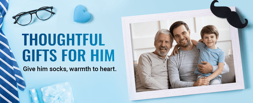 Dark Blue Reel Cool Socks - Funny Gifts For Godfather Step Dad Son In Law Cousin