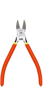 Ultra Sharp | Longer Cutting Edge | Powerful Pliers | Ideal for Cables, Wires, Zip Ties, Electrical & Most Cut Needs MONVICT 2 Pack 6 inch Wire Cutters Precision Flush Side Cutters B0B461286T