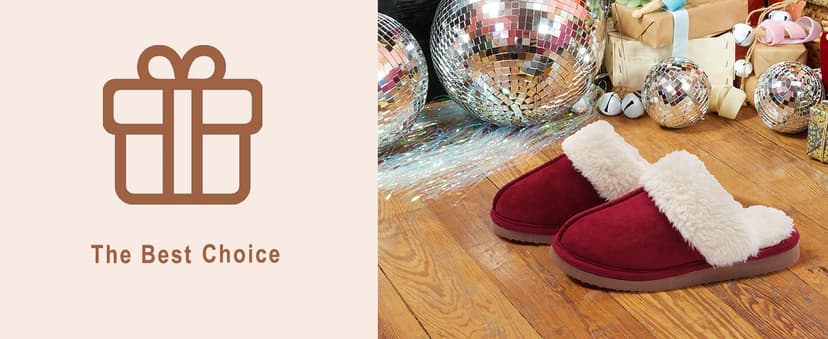 Litfun Women's Fuzzy Memory Foam Slippers Fluffy Winter House Shoes Indoor and Outdoor