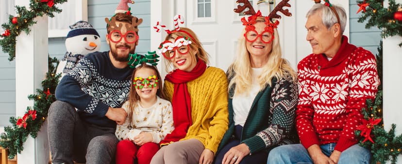 Max Fun 12Pcs Christmas Glasses Glitter Holiday Party Glasses Frames Christmas Decoration Accessories Costume Eyeglasses for Christmas Parties Holiday Favors (One Size Fits All)