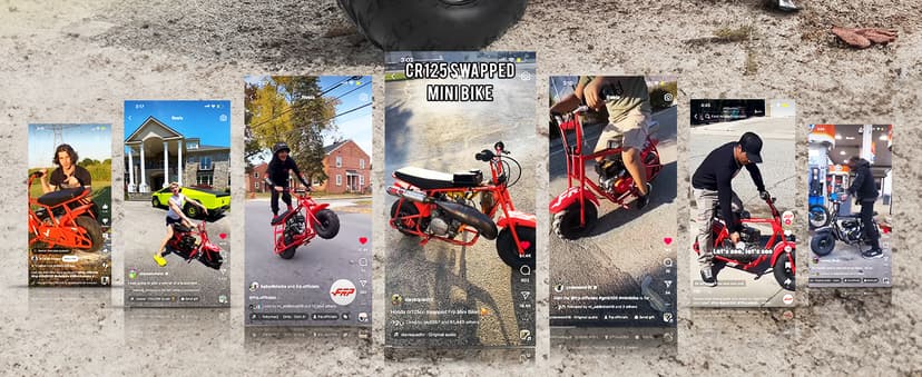 FRP Mini Dirt Bike GMB100, 99 CC Gas Powered Mini Bike 4 Stroke 3HP, Off Road Mini Bikes for Kids and Adult, Trail Bike Up to 28 Mph, Weight Support Up to 220 LBS (Black)