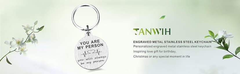 You are My Person Gifts Bff Women Teens Girls Best Friends Keychain Birthday Valentines Key Chains Rings