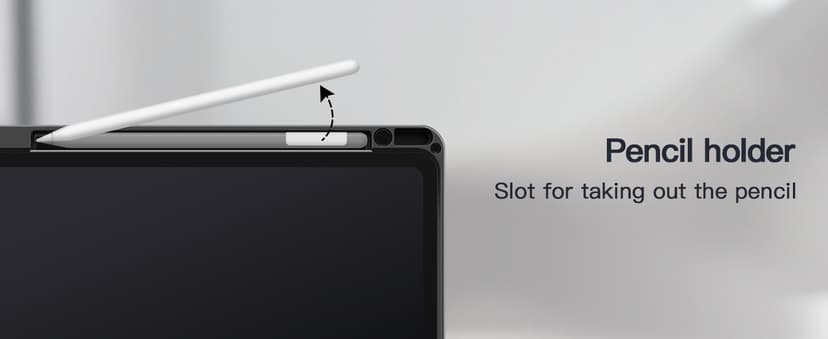 auaua Case for iPad Pro 12.9 6th/5th/4th/3rd Generation 2022/2021/2020/2018, Slim Durable Leather Stand Cover with Pencil Holder, Auto Sleep/Wake (Brown)