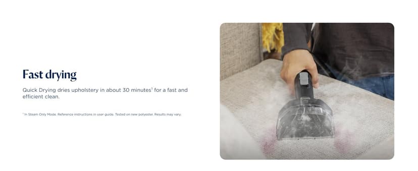 BISSELL Little Green HydroSteam Multi-Purpose Portable Carpet and Upholstery Cleaner, Car and Auto Detailer, 3618