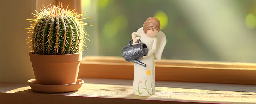 Garden Gifts for Mom, Sisters, Friends, New Home Gift Ideas, Unique Sculpted Hand-Painted Figurine Gardening Gifts for Women, Garden Gift for Gardeners Woman B0DCN2H3B2