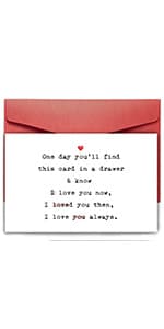 SuperShunhu Groom's Wedding Vows Card - Husband, To My Groom, To My Husband