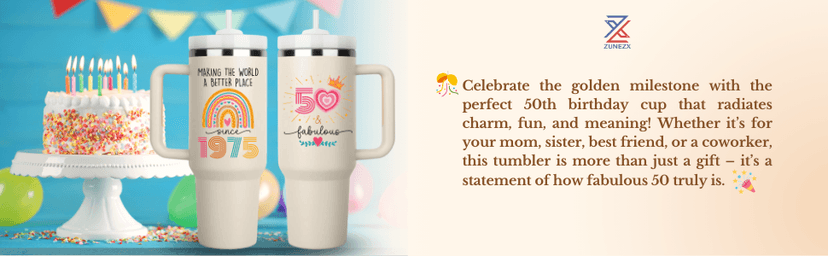 50th Birthday Gifts For Her, Women - 1975 Birthday Gift For Women - Cool Birthday Gift For 50 Year Old Woman - 50 And Fabulous Gift For Women - Gift For Women Turning 50-50th Tumbler 40oz