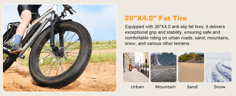 Electric Bike for Adults, 1000W Peak Ebike, 25MPH 60Miles Electric Mountain Bike, 26" Fat Tire Electric Bicycle with 48V 13AH Battery, Front Suspension,7 Speed, Rear Rack, UL 2849 Certified