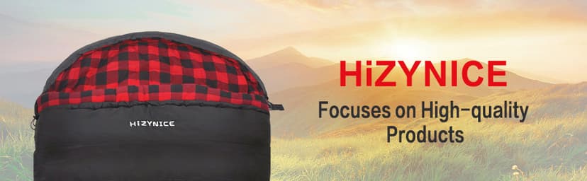 HiZYNICE Cold Weather Sleeping Bag 100% Cotton Flannel XXL for Adults Big and Tall,Free Compression Sack