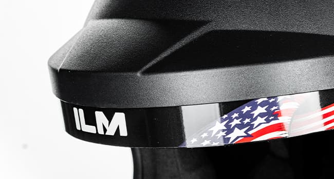 ILM Snell SA2025 Open Face Auto Racing Helmets Lightweight Fiberglass Helmet for Men and Women Model R95