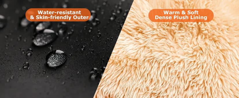 Hiramex Winter Windproof Gloves Men Women, Waterproof Warm Ski Gloves for Cold Weather, Touch Screen Snow Warm, Running Driving Cycling