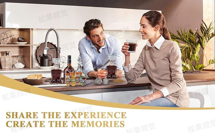 Alcohol Infusion Kit, DIY Whiskey Making Kit for Infusing Bourbon, Rye, Gin, Vodka, Tequila, Rum with Custom Botanicals, Perfect Alcohol Infusion Kits Whiskey Gifts for Men, Dad, Husband