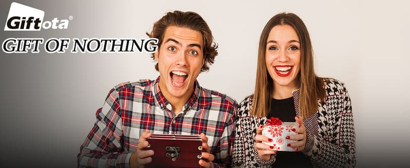 The Gift of Nothing - Gag Gifts for Person Who Wants Nothing & Who Has Everything Great for White Elephant Funny Birthday Christmas Idea Joke Gifts for Women Men