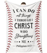 Afterprints Christian Gifts for Women, Christian Blanket with Flowers, Birthday Gifts for Women, Inspirational, Religious Gifts for Sister, Friend, Daughter, Mom, Soft Throw Blankets 50'' x 60''