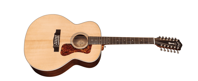 GUILD Guitars F-1512 12-string Acoustic Guitar, in Natural, All Solid Woods Jumbo, Westerly Collection with Premium Gig Bag