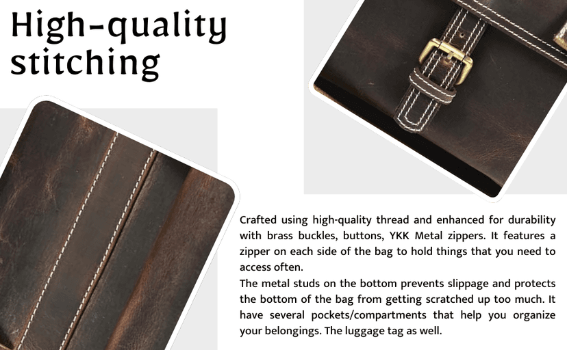 AARON LEATHER GOODS VENDIMIA ESTILO