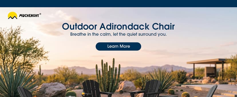 MUCHENGHY Folding Adirondack Chairs, Patio Chairs, Lawn Chairs, Outdoor Chair, Adirondack Chair Plastic, Fire Pit, Weather Resistant with Cup Holder for Deck, Backyard, Garden(Gray)