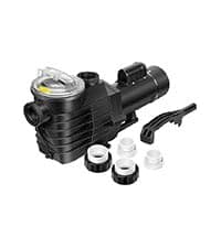 VIVOHOME 2.0HP Pool Pump - 115V/230V Self-Priming Motor - In/Above Ground - 6800GPH Energy Efficient - 1.5", 2", and 1.25"-1.5" Connectors w/Strainer Basket