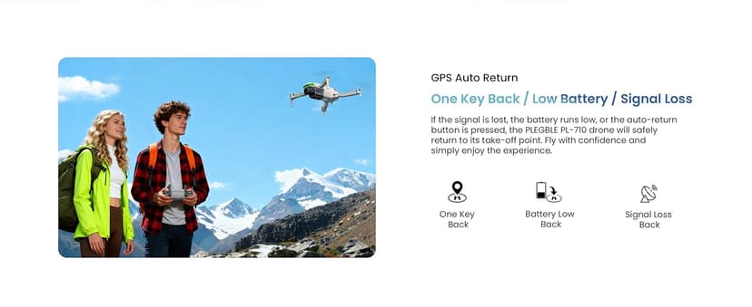 Drone with EIS 4K Camera for Adults, GPS Drone with 5.0" Screen on Controller, 70 Mins Flight, Long Range Transmission, AI Track&Orbit Mode, Follow Me, Auto Return, Lightweight and Foldable RC Drones for Beginner Toy Gifts, Under 249g