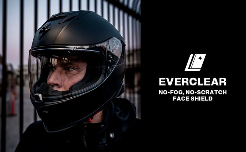 ScorpionEXO T520 Full Face Touring Motorcycle Helmet with Bluetooth Ready Speaker Pockets DOT ECE Approved Solid (Matte Black - X-Large)