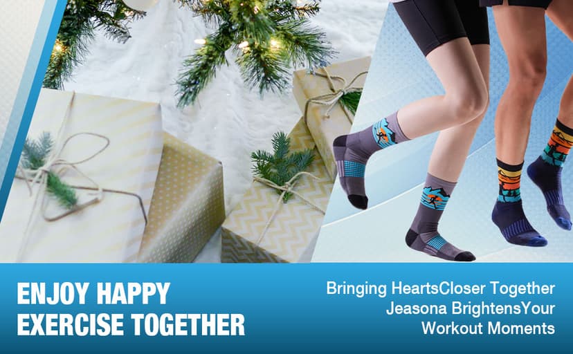 Jeasona Athletic Socks Men Running Cycling Gifts for Runners Riders Sports Gear Accessories