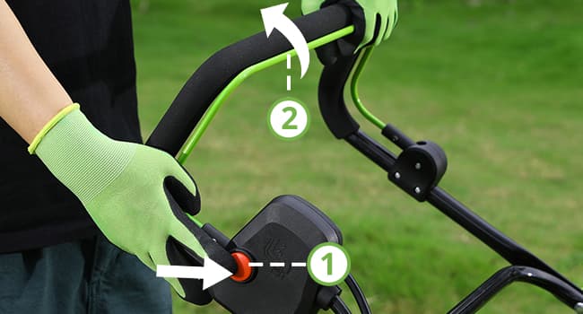 SWIPESMITH 16” Artificial Turf Vacuum,1800w Grass Sweeper 15 Amp Lawn Sweeper Yard Power Brush with 45L Removable Leaf Collection Bag, Quick-Fold, Keeps Clear Sweepy Box