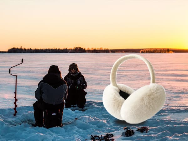 LCXSHYE Winter Ear muffs Faux Fur Warm Earmuffs Cute Foldable Outdoor Ear Warmers For Women Girls