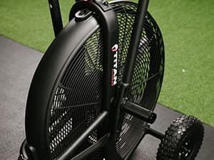 Titan Fitness Fan Bike, Indoor/Outdoor Cycling Exercise Bike with LCD Screen, Stationary Bike for Home Gym, Exercise and Cardio Workout Equipment, Black, 111 LB