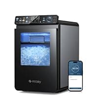 ecozy 2" Ice Ball Maker Countertop,Clear Sphere Ice Maker Machine with CrystalFlux Technology, 4 pcs in 40 Mins, 144 pcs/Day, Enhanced Insulation, Auto Water Supply, Self-Cleaning for Whiskey