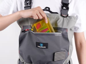 Trudave Fishing Waders, Waterproof Chest Waders for Men & Women, Lightweight Fly Fishing Stockingfoot Waders for Hunting