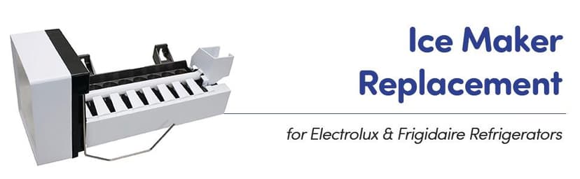 KITCHEN BASICS 101: 241798224 Ice Maker Replacement for Electrolux Frigidaire Kenmore Sears Refrigerator 241642511 241798201 241798231, 241642501, 5304445222, 5304456669