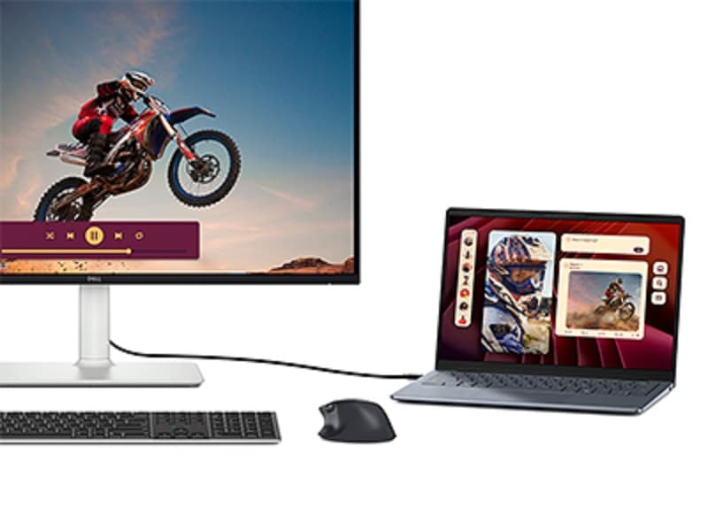 Dell 27 Plus 4K USB-C Monitor - S2725QC - 27-inch 4K (3840 x 2160) 120Hz 16:9 Display, AMD FreeSync Premium, sRGB 99%, Integrated Speakers, 1500:1 Contrast Ratio, Comfortview - Ash White