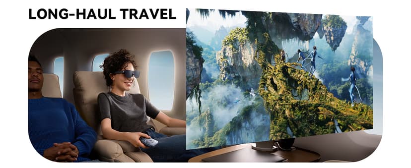 RayNeo Pocket TV - Certified Portable GTV Device, (Not for Netflix) Companion AR/XR Glasses Air 3s/Air 2s/Air 2, WiFi-Enabled Portable Smart TV, with Mutiple TV/Movie Series