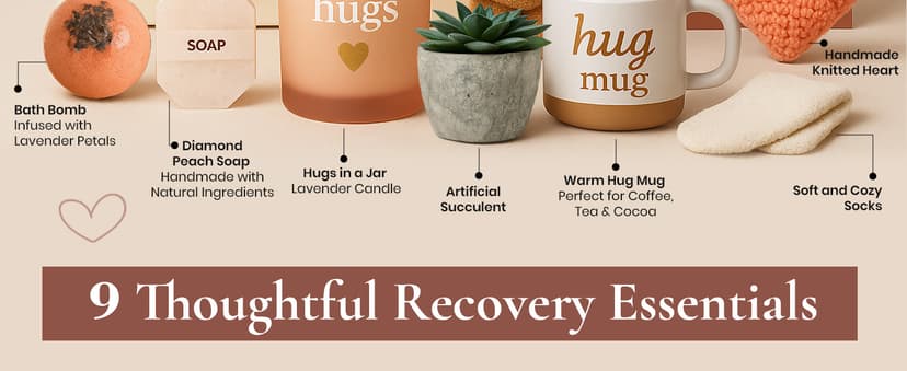 Get Well Soon Gift Baskets for Women - After Surgery Recovery Care Package for Women, Self Care, Thinking of you and Feel Better Gifts - Sympathy Box for Sick Friend Post Surgery