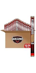 Jack Link's Beef Jerky Gift Basket Variety Pack - Includes Jerky, Meat Sticks, and Beef Steaks, Great Gift for Men, Perfect Hunting Trip Snacks, 15-Piece Assorted Meat Snack Pack