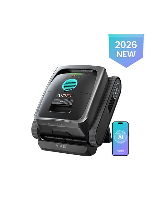 (2025 Upgrade) Aiper Scuba S1 Robotic Pool Cleaner, Wall & Waterline Cleaning, Double Filtration, Extended 180-Min Battery Life, Smart Navigation, App Support, OTA Upgrade