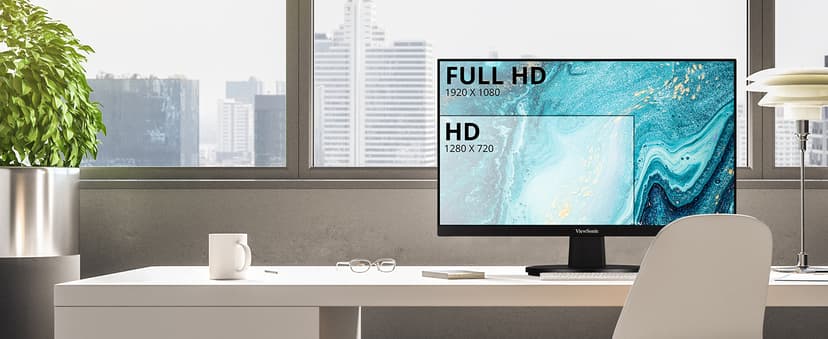 ViewSonic VS2247-MH 22 Inch 1080p Monitor, 100Hz Refresh Rate for Smooth Home and Office Viewing, Eye Care Technology, Thin Bezels, HDMI, and VGA Inputs
