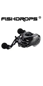 Fishdrops Spinning Fishing Reels 12+1BB Ultra Lightweight Carved Aluminum Spool Reels Affordable Smooth Spinning Reels