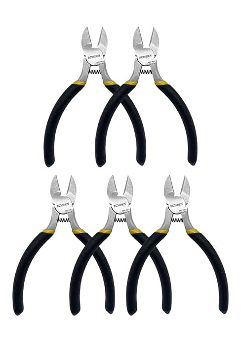 Spring Loaded Flush Cutter Dike for Crafting, Artificial Flower Jewelry Making, Flush Cut Plier Floral Wire Cutter Dyke Snip BOOSDEN Wire Cutter 6.5 inch Cutting Pliers Diagonal Cutter Metal Snipper B08ZCHYGN7